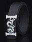 cheap Men&#039;s Accessories-Men&#039;s Waist Belt Leather Belt Solid Colored