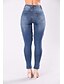 זול מכנסיים לנשים-בגדי ריקוד נשים יומי סקיני מכנסיים - אחיד פול L XL XXL