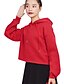 billige Hættetrøjer og sweatshirts til kvinder-Dame Ferie Hattetrøje - Ensfarvet