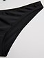 cheap Women&#039;s Swimwear-Women&#039;s Swimwear Bikini Swimsuit Black Halter Neck Bathing Suits / Padded Bras / Sexy