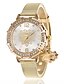 cheap Quartz Watches-Women&#039;s Wrist Watch Quartz Gold Imitation Diamond Analog Heart shape Casual Fashion - Gold