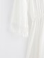 Χαμηλού Κόστους Παρεό-Γυναικεία Φούντες Μπόχο Λευκό Που καλύπτει Μαγιό Μαγιό - Μονόχρωμο Φούντα, Βαμβάκι Ένα Μέγεθος Λευκό