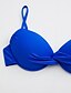preiswerte Einteilige Badeanzüge-Damen Übergrössen Gurt Marineblau Fuchsia Königsblau Wickeln Unterhosen Bikinis Bademode - Solide Grundlegend XL XXL XXXL Marineblau / Sexy