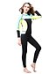 cheap Wetsuits &amp; Diving Suits-HISEA® Women&#039;s Full Wetsuit 3mm SCR Neoprene Diving Suit Thermal / Warm Stretchy Long Sleeve Back Zip - Swimming Diving Water Sports Classic Spring Summer Winter