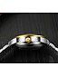 preiswerte Mechanische Uhren-Tevise Herrn Mechanische Uhr Chinesisch Automatikaufzug Wasserdicht Edelstahl Band Luxus Freizeit Cool Schwarz Weiß Silber Gold