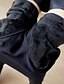 abordables Leggings-Mujer Con Forro Legging - Un Color, Encaje Negro Tamaño Único / Invierno