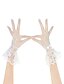 זול כפפות נשים-קצות האצבעות כפפות אורך פרק כף היד תחרה מסיבה בגדי ריקוד נשים