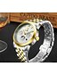 baratos Relógio Automático-Tevise Homens relógio mecânico Chinês Automático - da corda automáticamente Impermeável Aço Inoxidável Banda Luxo Casual Legal Preta