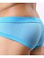 cheap Men&#039;s Exotic Underwear-Men&#039;s Solid Colored Briefs Underwear Stretchy Mid Waist Blue L