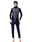 cheap Diving Suits &amp; Rash Guards-Women&#039;s Swimwear Burkini Normal Swimsuit Color Block Black Navy Blue Blue Fuchsia Halter Neck Bathing Suits Basic Boho