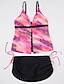 preiswerte Bikinis und Bademode-Damen Muster Tankinis Einfarbig Hose / Sportlicher Look