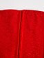 voordelige Sexy lingerie-Korset Dames Lichtbruin Zwart Rood Polyester Grote maten Onderbuste korset Haak &amp; oog Lapwerk