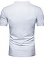 economico Polo da uomo-Men&#039;s Polo Short Sleeve Daily Tops Streetwear White Black Light gray