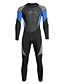 Χαμηλού Κόστους Wetsuits &amp; Diving Suits-Bluedive Ανδρικά Γυναικεία Πλήρης στολή κατάδυσης 3 χιλιοστά SCR Νεοπρένιο Στολές κατάδυσης Διατηρείτε Ζεστό UPF50+ Γρήγορο Στέγνωμα Υψηλή Ελαστικότητα Μακρυμάνικο Πίσω φερμουάρ -  / Χειμώνας