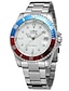 お買い得  機械式腕時計-WINNER 男性用 ハンズ 自動巻き カジュアル カレンダー / ステンレス