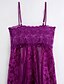 cheap Sexy Lingerie-Women&#039;s Mesh Sexy Lace Lingerie Ultra Sexy Nightwear Solid Colored Purple S M L