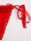billige Sexy undertøy til kvinner-Dame G-streng og tanga - Blonde, Ensfarget Lav Midje
