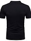 economico Polo da uomo-Men&#039;s Polo Short Sleeve Daily Tops Streetwear White Black Light gray