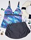 preiswerte Bikinis und Bademode-Damen Muster Tankinis Einfarbig Hose / Sportlicher Look