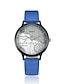 זול שעוני קוורץ-KEZZI בגדי ריקוד נשים שעוני אופנה שעון יד Japanese קווארץ שעונים יום יומיים מגניב PU להקה אנלוגי יום יומי שחור / לבן / כחול - קפה ירוק כחול