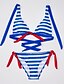 cheap Women&#039;s Swimwear-Women&#039;s Swimwear Bikini Swimsuit Black Red Halter Neck Bathing Suits / 2 Pieces / 2 Pieces