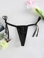 cheap Panties-Women&#039;s Cotton Super Sexy G-strings &amp; Thongs Panties / Ultra Sexy Panty Solid Colored Low Waist White Black Purple One-Size