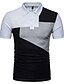 baratos polo clássico-Homens Camiseta Polo Camisa de golfe Camisa de tênis Bloco de cor Colarinho Colarinho de Camisa Branco Preto Cinza Claro Manga Curta Diário Básico Delgado Blusas Ativo / Verão / Verão