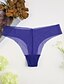 cheap Panties-Women&#039;s Sexy G-strings &amp; Thongs Panties Solid Colored White Black Blue One-Size