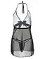 cheap Sexy Lingerie-Women&#039;s Sexy Babydoll &amp; Slips Ultra Sexy Nightwear Solid Colored Gray S M L