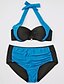 preiswerte Bikinis und Bademode-Damen Bikinis Einfarbig Halter