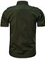 cheap Men&#039;s Casual Shirts-Men&#039;s Shirt Solid Colored Classic Collar Blue Army Green Khaki Short Sleeve Plus Size Daily Basic Slim Tops Military / Summer / Summer