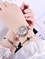 cheap Quartz Watches-Women&#039;s Dress Watch Wrist Watch Diamond Watch Quartz Silver / Gold / Rose Gold New Design Casual Watch Imitation Diamond Analog Ladies Casual Fashion - Rose Gold Gold Silver One Year Battery Life
