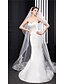 cheap Wedding Veils-Two-tier Lace Wedding Veil Cathedral Veils with Embroidery Tulle / Classic