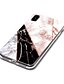 billige iPhone-etuier-Etui Til Apple iPhone X / iPhone 8 Plus / iPhone 8 IMD / Mønster / Glitterskin Bagcover Glitterskin / Marmor Blødt TPU