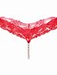 cheap Panties-Women&#039;s Lace Sexy Ultra Sexy Panties - Normal, Solid Colored 1box Black Red One-Size