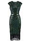 cheap Great Gatsby-Roaring 20s 1920s Cocktail Dress Vintage Dress Flapper Dress Dress Halloween Costumes Prom Dresses The Great Gatsby Charleston Women&#039;s Sequins Wedding Party Wedding Guest
