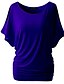 abordables Top femme grande taille-T-shirt Femme Couleur Pleine Normal Col Rond Manches Courtes Sortie Standard Polyester basique Vêtement de rue