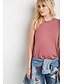 cheap Women&#039;s T-shirts-Women&#039;s Solid Colored Backless T-shirt Daily Going out Blushing Pink / Gray