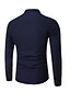 cheap Men&#039;s Tuxedo Shirts-Men&#039;s Shirt Geometric Classic Collar Black Navy Blue Long Sleeve Daily Print Slim Tops / Spring