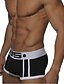 abordables Ropa interior masculina exótica-Hombre Estilo moderno Boxer - Normal, Un Color Media cintura Negro M L XL