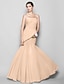 cheap Bridesmaid Dresses-Fit &amp; Flare Bridesmaid Dress Sweetheart Neckline Sleeveless Open Back Floor Length Chiffon with Criss Cross 2022