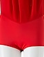 abordables Patinage Artistique-Robe de Patinage Artistique Femme Fille Patinage Robes Tenue Violet Rouge Blanche Maille Spandex Haute élasticité Entraînement Sport de détente Professionnel Tenue de Patinage Conception anatomique