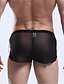 cheap Men&#039;s Exotic Underwear-Men&#039;s Briefs Underwear Mesh Solid Colored Nylon Low Rise Normal Sexy White Black Blue M L XL