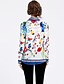 voordelige Damesblouses en -shirts-Dames Street chic Print Overhemd Bloemen Overhemdkraag