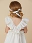 cheap Flower Girl Dresses-A-Line Knee Length Flower Girl Dress Wedding Cute Prom Dress Taffeta with Pleats Fit 3-16 Years