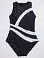 cheap Women&#039;s Swimwear &amp; Bikinis-Women&#039;s Swimwear One Piece Swimsuit Color Block Black Bandeau Bathing Suits Color Block