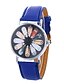 economico Orologi al quarzo-Per donna Orologio alla moda Quarzo Di similpelle trapuntata Nero / Bianco / Blu Quadrante grande Analogico Donne Casual - Bianco Nero Rosso Un anno Durata della batteria