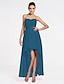 cheap Bridesmaid Dresses-Ball Gown / A-Line Strapless / Sweetheart Neckline Asymmetrical / Short / Mini Chiffon Bridesmaid Dress with Criss Cross / Ruched / Draping