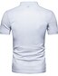 preiswerte Polo-Shirts für Herren-Herrn Einfarbig - Grundlegend / Street Schick Sport Polo, Hemdkragen Schlank Patchwork / Kurzarm