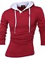 cheap Men&#039;s Hoodies &amp; Sweatshirts-Men&#039;s Hoodie Solid Colored Hooded Active / Street chic Sports - Long Sleeve Black Blue Red Royal Blue Light gray Gray M L XL XXL XXXL / Fall / Winter